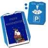 Frohe Weihnachten Parkscheibe mit Einhorn Weihnachtsmann Produktbild-Vorschau 2