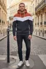 Reslad Kapuzenpullover RS-1008 Camel-Anthrazit XL Produktbild-Vorschau 1