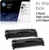 A product shot of HP toner cartridges and their packaging, with accompanying text. Náhľad obrázku produktu