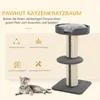 PawHut Katzenbaum Spielbaum Kratzstamm mit Plattform Sisal Produktbild-Vorschau 4