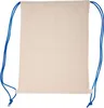 Baumwolle Gymbag / Sportbeutel / Turnbeutel / weiß mit Produktbild-Vorschau 2
