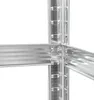 Close-up of the corner joint of a metal shelving unit. Produktbild-Vorschau