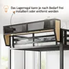 Letto a soppalco MODFU, 140x200 cm, con illuminazione LED, Anteprima dell’immagine prodotto 4
