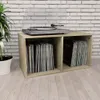 Contenitore per dischi in rovere Sonoma 71x34x36 cm Anteprima dell’immagine prodotto 14