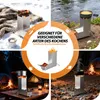 UISEBRT Stainless Steel Rocket Stove Fire Bowl - Portable Produktbild-Vorschau 5