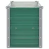 vidaXL Plateau de jardin Acier galvanisé 100x40x45 cm Vert Voir les images du produit 5