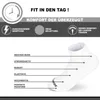 Skechers Unisex Wander/Sportsocken S118214 - Weiß - Gr. Produktbild-Vorschau 3