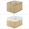 Relaxdays Aufbewahrungskörbe Bambus, 4er Set, Produktbild-Vorschau 6