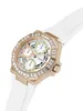 Guess Damen Armbanduhr SELENE Multifunktion weiß, roségold Produktbild-Vorschau 3