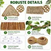 10er Set Terrarium Hängematte aus natürlichem Seegras, Produktbild-Vorschau 4