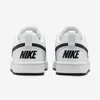 The back view of two white Nike Court Borough Low Recraft sneakers. Náhľad obrázku produktu