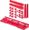 A collection of red plastic tool organizers and racks. Podgląd zdjęcia produktu