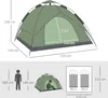 Outsunny Doppelzelt Campingzelt Outdoorzelt Familienzelt 2 Produktbild-Vorschau 7