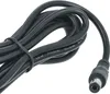 A coiled black power cord with a circular connector on one end. Produktbild-Vorschau