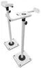 Zwei Lautsprecher Stative weiß Audio Monitor Ständer Produktbild-Vorschau 4