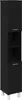 Badschrank Schwarz Eiche 30x30x179 cm Holzwerkstoff, Produktbild-Vorschau 2