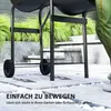 Outsunny Holzkohlegrill aus Stahl BBQ Smoker mit Deckel Produktbild-Vorschau 8
