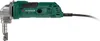 A green and gray electric metal shear on a white background. Podgląd zdjęcia produktu