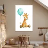 Leinwand Bilder 80x120 cm - Kinder Ballon - Giraffe - Produktbild-Vorschau 2