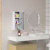 HOMCOM Medizinschrank Arzneischrank mit Schloss Edelstahl Produktbild-Vorschau 5