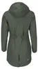 Dry Fashion Damen Regenmantel Malmö Fleece-Futter in Oliv, Produktbild-Vorschau 3