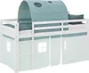 Homestyle4u Kinder Hochbett 90x200 mit Lattenrost Tunnel Produktbild-Vorschau 15