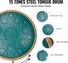 SucceBuy Steel Tongue Drum, 14 pouces & 15 notes, tambour Voir les images du produit 2