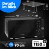 ProfiCook  ProfiCook PC-MWG 1278 Mikrowelle 700 W schwarz Productafbeelding-voorbeeld 14