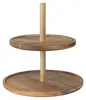 Home Deco Factory Etagere - 2 Etagen - Akazienholz - Produktbild-Vorschau 2