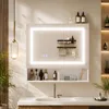Armoire de salle de bain avec miroir, double porte, Voir les images du produit 4