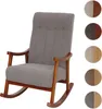 Houpací křeslo HWC-K10, polohovatelné, dřevo  látka/textil Náhled obrázku produktu 8