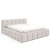 A bed with a mattress on a white background. Voir les images du produit