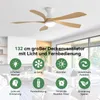 Sofucor Deckenventilator, 132 cm, mit Beleuchtung und Produktbild-Vorschau 6