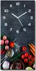 Wanduhr aus Glas – 30x60 cm - Glasbild - Glasuhr - Produktbild-Vorschau 1