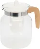 Koopman Teekanne mit Teesieb, Glas/Holz, 12x16 cm, 1,5 l, Produktbild-Vorschau 2