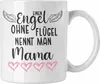 Trendation - Engel Ohne Flügel Nennt Man Mama Tasse Produktbild-Vorschau 1