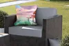 MuchoWow® Outdoor Kissen - Bungalow mit Sonnenuntergang auf Produktbild-Vorschau 5