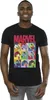 Marvel - T-Shirt für Herren BI38238 (S) (Schwarz) Produktbild-Vorschau 1