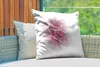 MuchoWow® Outdoor Kissen - Draufsicht auf eine rosa Produktbild-Vorschau 3