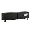 Merax TV-Schrank mit 4 Türen, TV Lowboard mit Metallbeinen Produktbild-Vorschau 10