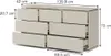 Commode avec tiroirs Vicco Linette Cachemire 139.8x70cm Voir les images du produit 2