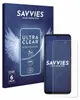 A product box and a smartphone with a screen protector are shown. Produktbild-Vorschau