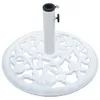 vidaXL Sonnenschirmständer Weiß 12 kg 48 cm Gusseisen Produktbild-Vorschau 4