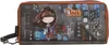 A wallet with a cartoon illustration of a girl and a cat, set against a background of city lights and Japanese text. Anteprima dell’immagine prodotto