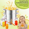 Faziango Dampfentsafter 8 L aus Edelstahl inkl. 4 Produktbild-Vorschau 7
