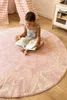Baumwollteppich mit Buchstabenmuster - rosa - 150 Ø Produktbild-Vorschau 6