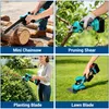 Drillpro Akku Gartenwerkzeug Set 3in1 mit 8 Zoll Kettensäge Produktbild-Vorschau 3