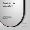 Nástenné zrkadlo Talos Design zrkadlo oválne ?ierne 45 x 75 Náhľad obrázku produktu 2