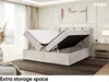 MEBLINI Boxspringbett mit Bettkasten - Gepolstert Produktbild-Vorschau 5