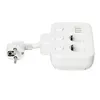 Rallonge multiprise KOBI LINEA PRO Blanc 2 compartiments Voir les images du produit 5